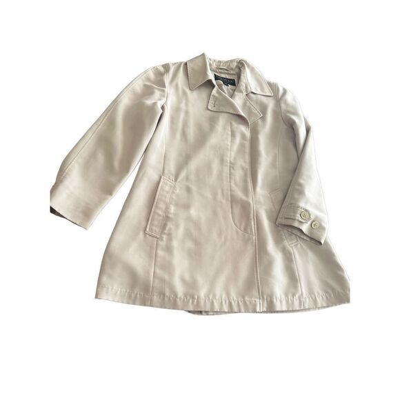 LONDON FOG Trench Button Coat Size M - Picture 1 of 13